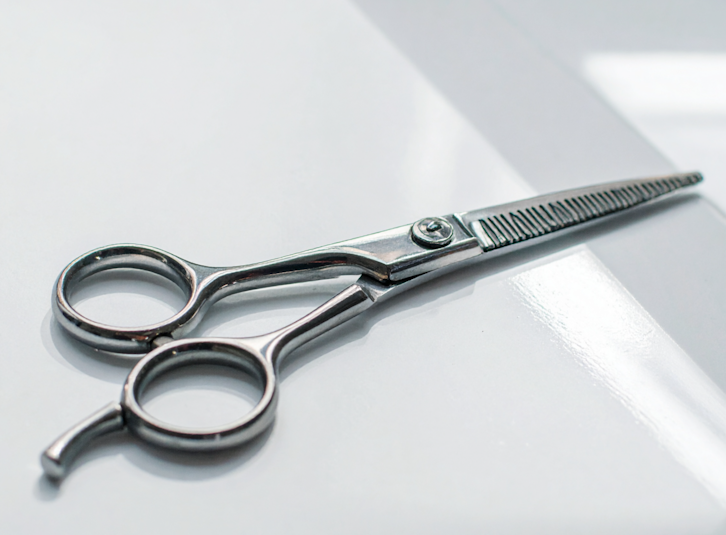 a pair of hairdressing scissors